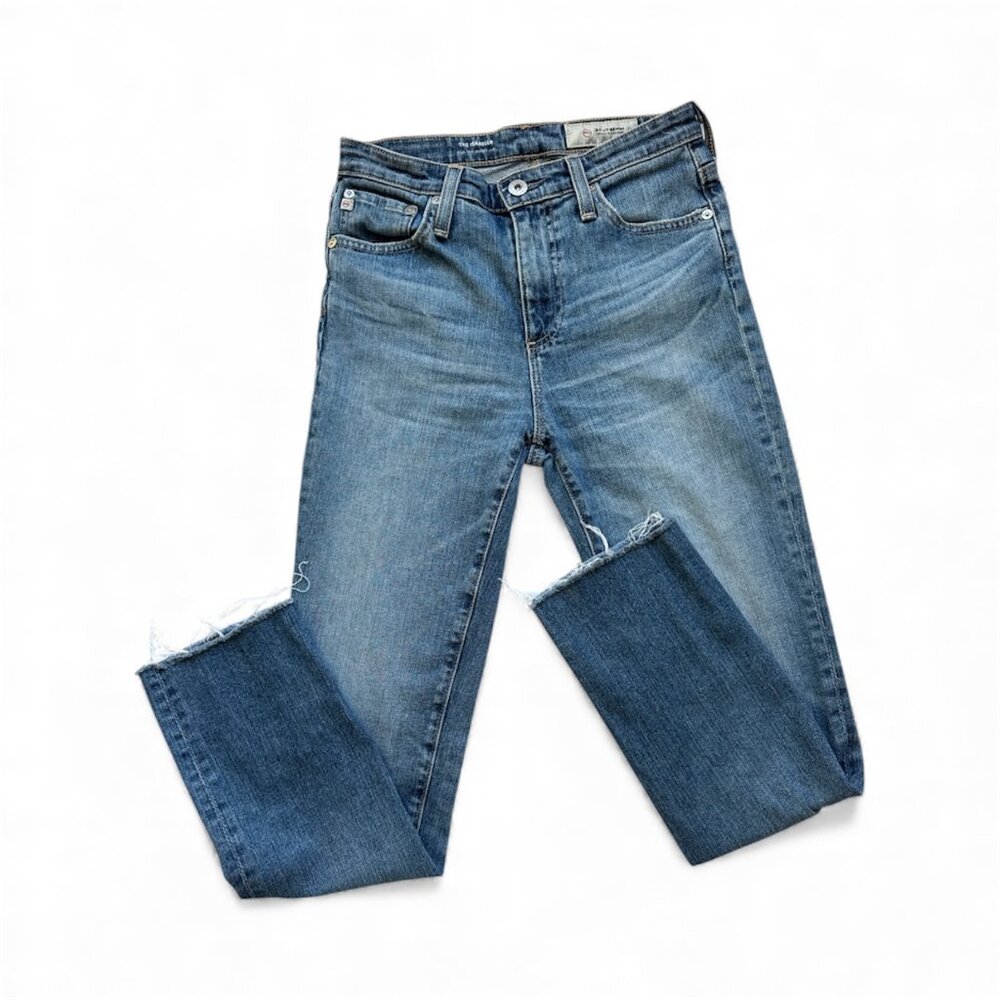 AG Adriano Goldschmied “The Isabelle” | High-Rise Straight Crop | Size 25R